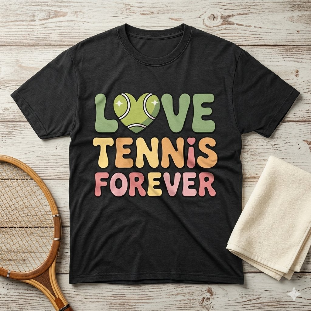 KamelMamou84519's tweet image. Love Tennis Forever Shirt – Cute Retro Tennis Lover Outfit  urli.info/1m7li 
#lovetennis #tennislover #tennisshirt #tennislife #tennisstyle #sportswear #tennisfan