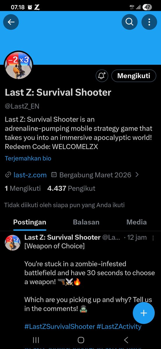 samborland's tweet photo. @LastZ_EN KretekLover 234
1097400549000487
Done and thanks @LastZ_EN https://t.co/Iwbcxw46I6