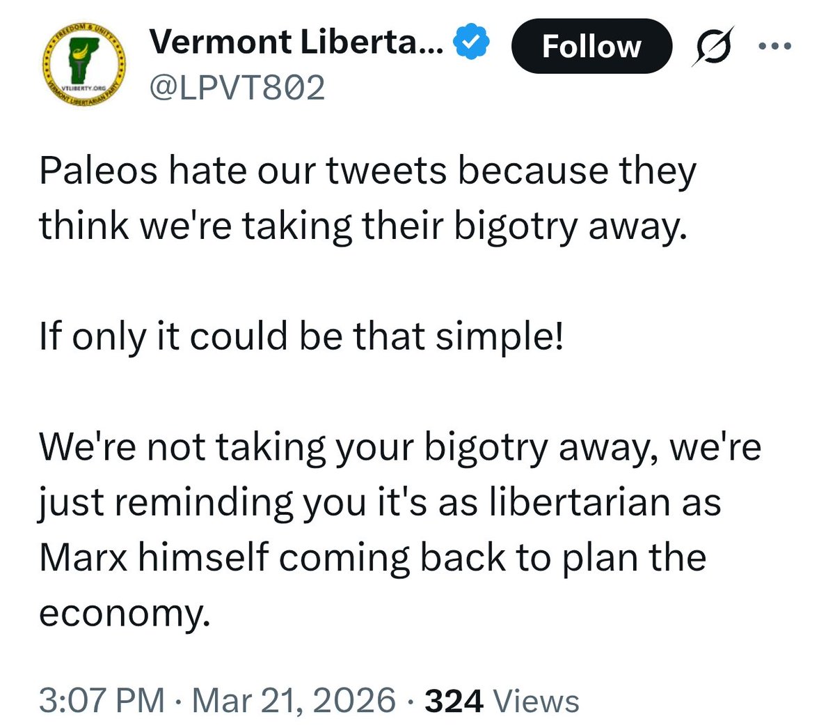 Libertarian Party NH 🦔 tweet media