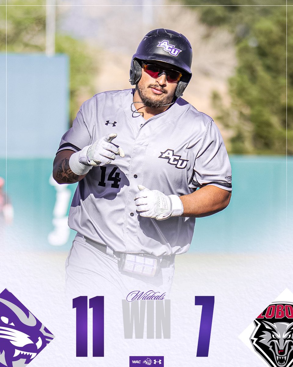 ACU_Baseball's tweet photo. ‼️𝐖𝐈𝐋𝐃𝐂𝐀𝐓𝐒 𝐖𝐈𝐍‼️

Your Wildcats score four runs in the 10th inning to secure the series WIN🔥

#ATO | #GoWildcats https://t.co/6BWjHqchiy