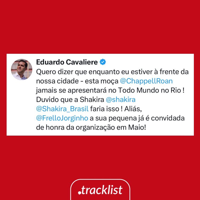 Tracklist tweet media