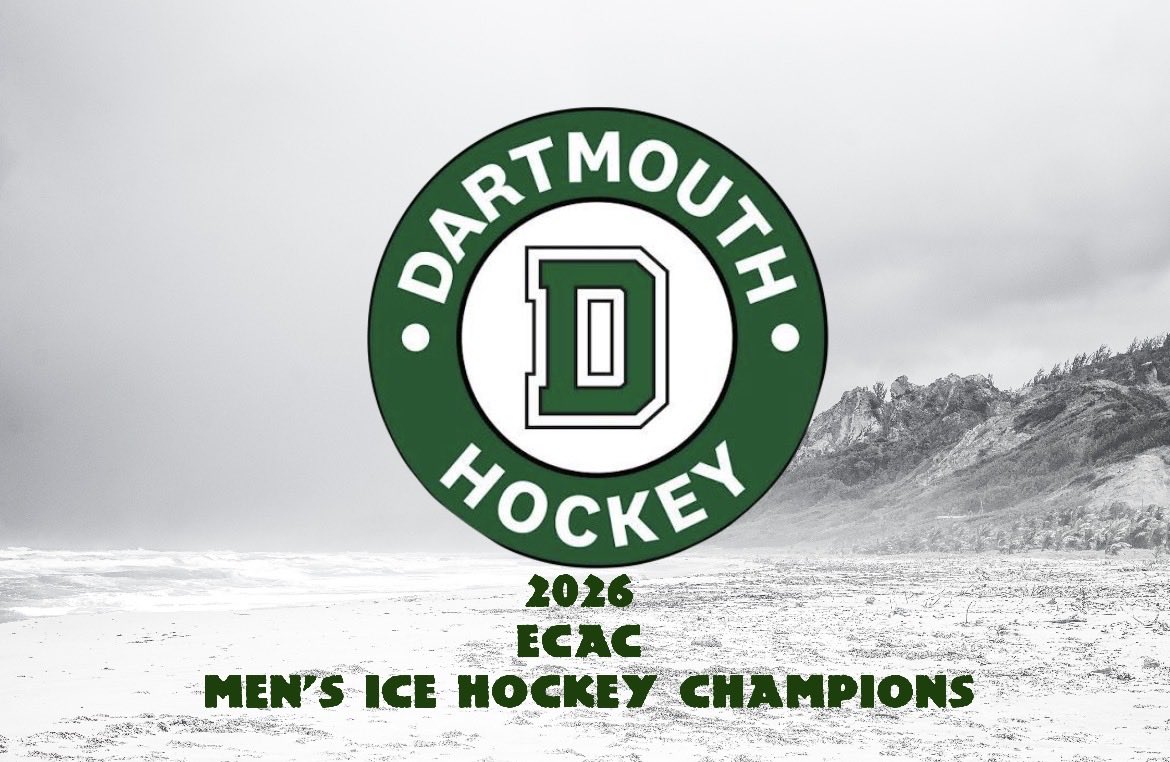 There's a first time for everything.

Congratulations to the #DartmouthBigGreen!

#collegehockey #NCAAHockey #ECAC #hockeylife #HockeyTwitter