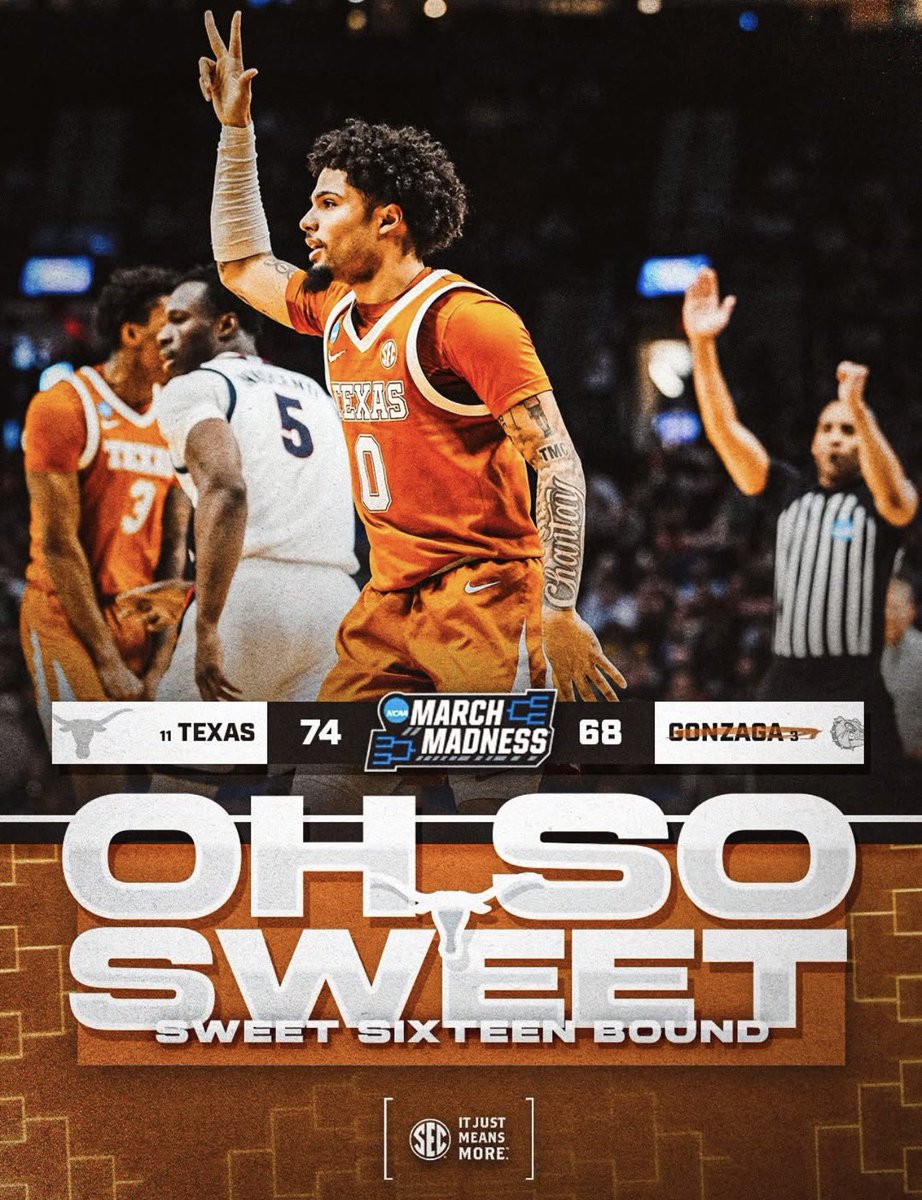 thejustdaveshow's tweet photo. Wow !! Sweet 16 !! Hook Em !! 🤘🏾🤘🏾 #texas #texasfight https://t.co/zmR7evNdIl