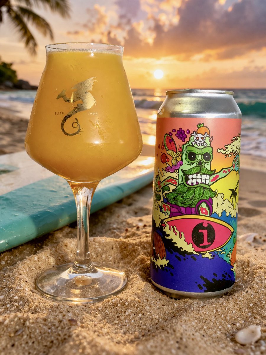 BeerAdviser's tweet image. 🍺 Schmoojee Surf Zombies — @imprintbeer x Beer Zombies  (6.5% smoothie sour)

Thick, fruity, creamy, loud. Sweet up front, enough tart bite to balance.

4.231 / 5.0
One sip, you get the picture.

#craftbeer #smoothiesour #fruitedsour #beerstagram #beerlover