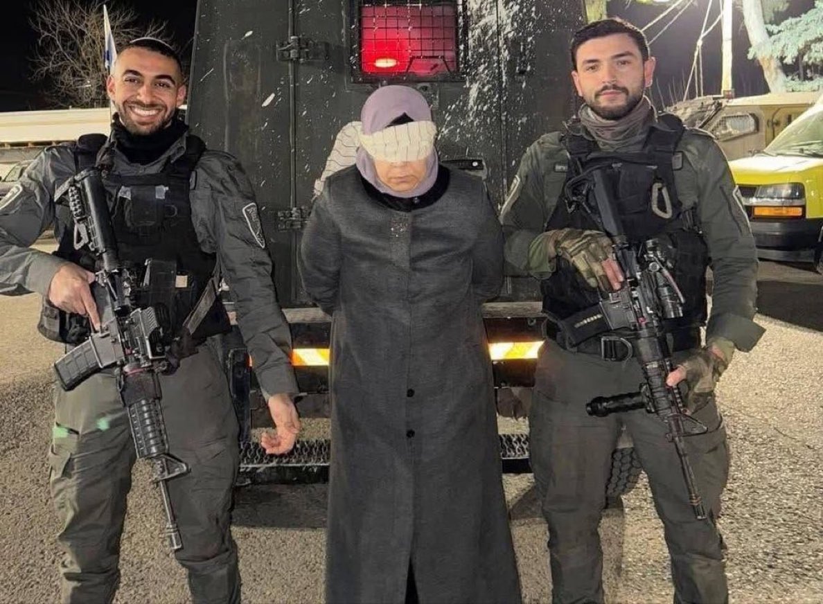 This photo should be on the front page of every newspaper in the world.

If this woman were Western, there would be global outrage.

These Zionist terrorists are the most despicable people in the world.