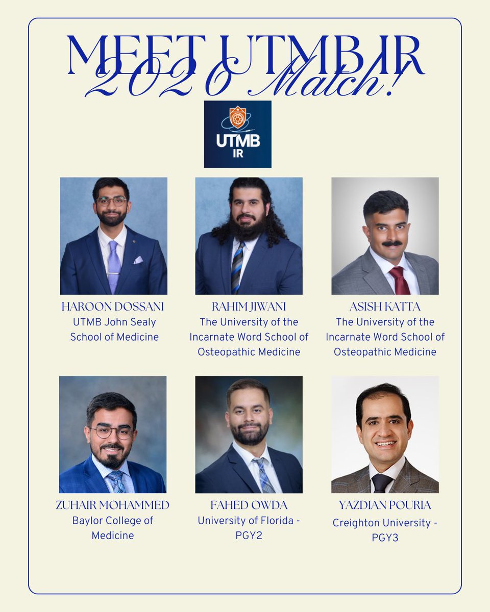 UTMB IR Residency Program tweet media