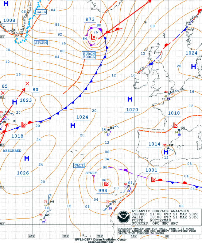hurricane_chase's tweet image. #Arthur is that you?
A non-frontal area of low pressure located between the Canary and Azores Islands is developing some decent convection and could briefly form into a subtropical cyclone before conditions become unfavorable within ~24 hours
@AndyHazelton @WeathermanAAA_