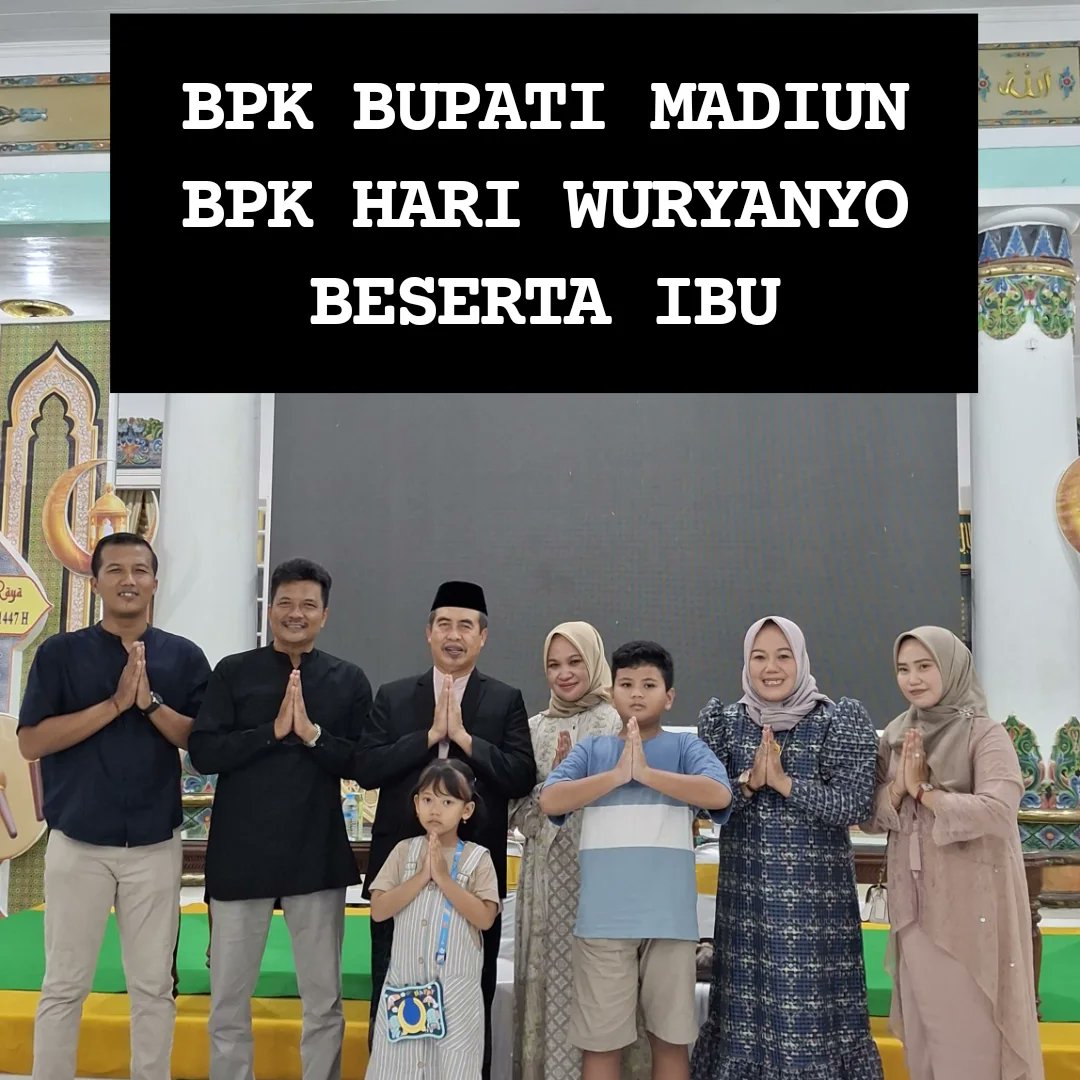 Sonya31397258's tweet photo. Silaturahmi dan HBH dengan Bupati Madiun Bpk Hari Wuryanto mohon maaf lahir batin. https://t.co/7ncy6lRSWp