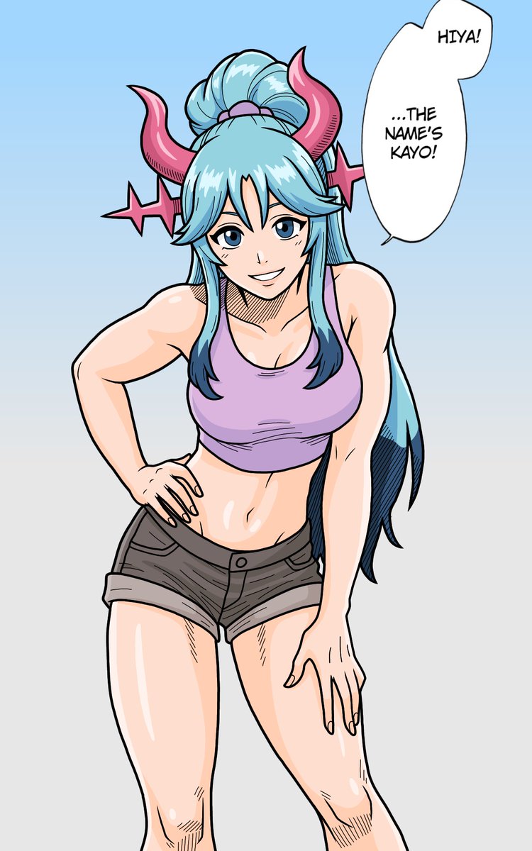 Gave myself a week to try and learn to draw my buddy Wooper's OC in the Bleach art style 

Happy Birthday <a href="/KingWooper/">Wooper</a>