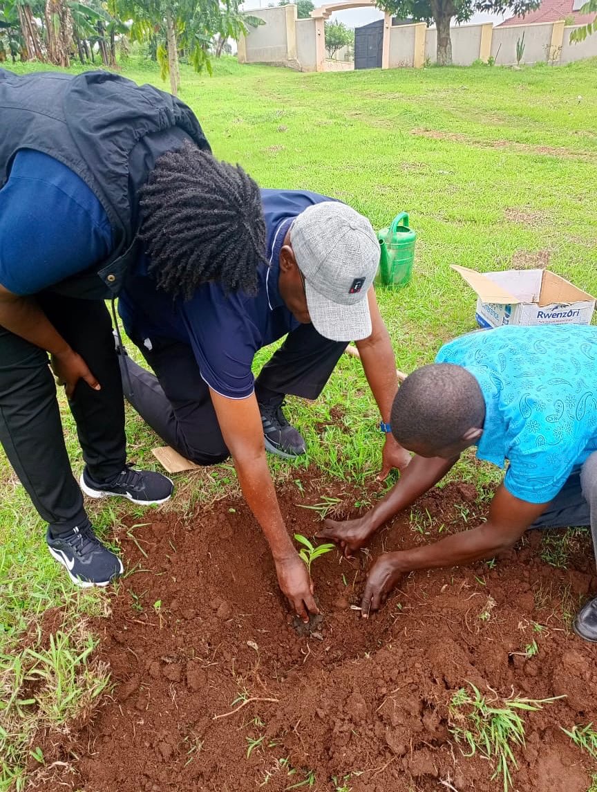 LaudatoYouth's tweet photo. Happy International Day of Forests our Laudato Si Club at St. Adolf Parish Kanyabachope planted Mivule Tree 
#empowergreensustainlife #onemilliontrees https://t.co/TTGCsk6oB1