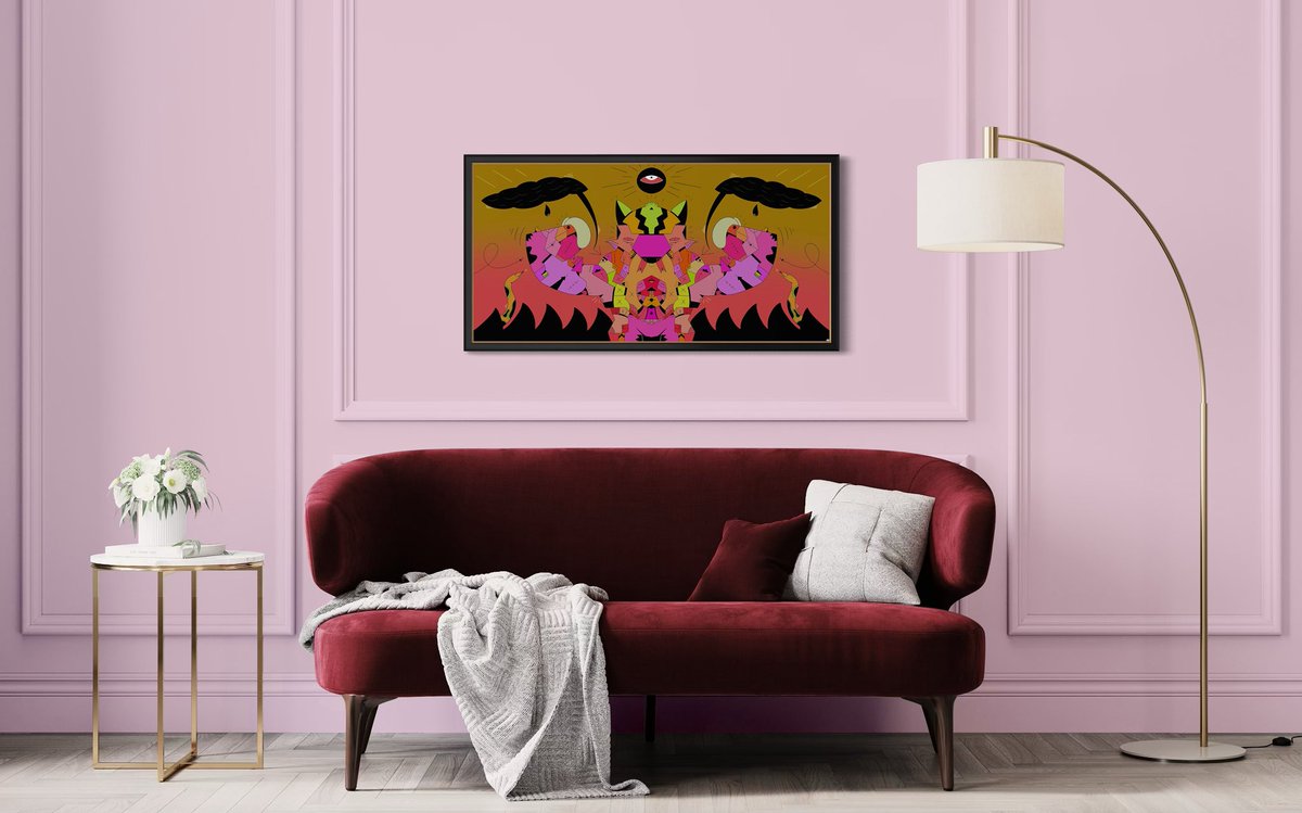 Say hello to my little friend. 

#DigitalArt #SurrealArt #ArtOfTheDay