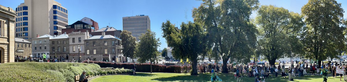 CassyOConnorMLC's tweet photo. Terrific turnout for Nipaluna/Hobart #MarchforForests
Tasmanians standing up, fighting back to protect our timeless, carbon-rich forest habitats. πΏ
#politas https://t.co/SKvcPGTYdO