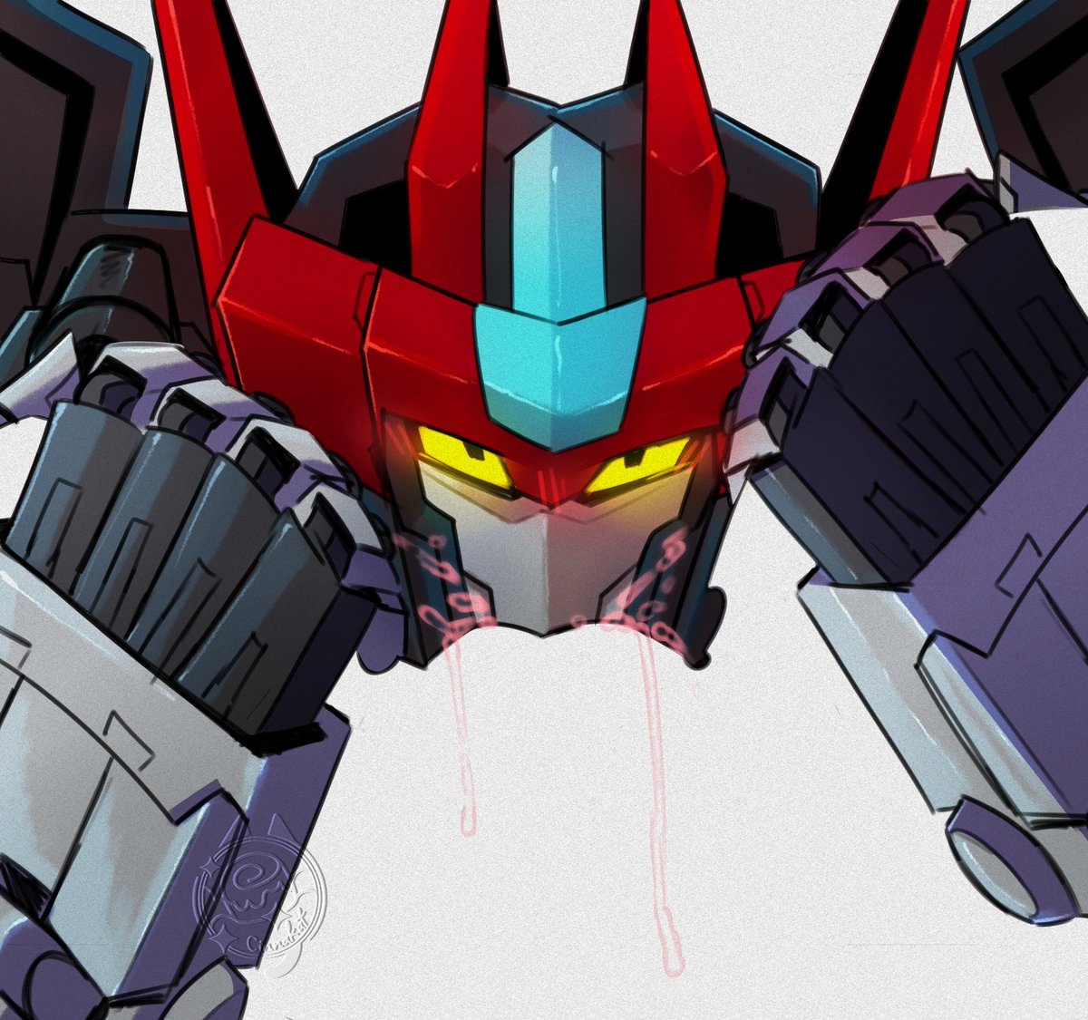 CinnaIsDead's tweet image. 🍉🚛 
:P its done- I got a bit lazy on the hands. 
#heavyiron #mcb #metalcardbot