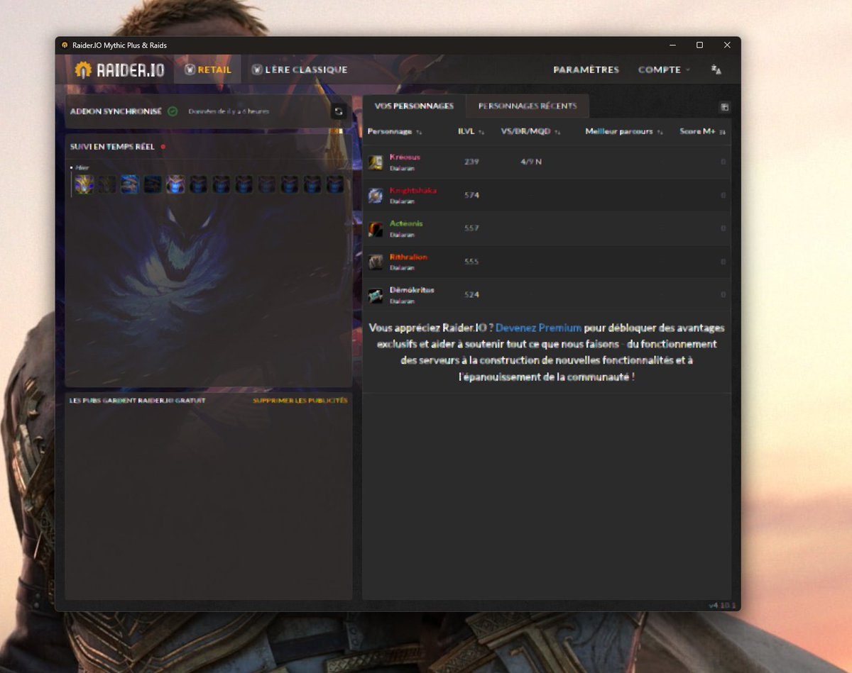 Kraystase's tweet photo. @RaiderIO_WoW like this  ( 2560 x 1440 resolution ) https://t.co/aRiDx3wHVq