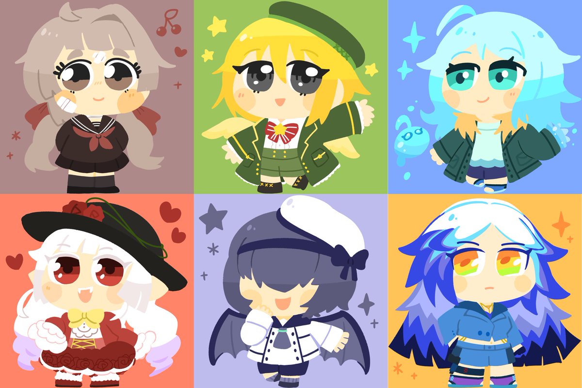 <a href="/sousakuTL/">Let's 創作</a> せっかくなので描いたやつを1枚にまとめた！
なかなか可愛くかけて満足😊(ラクガキと言いつつがっつり描いてしまったけど)