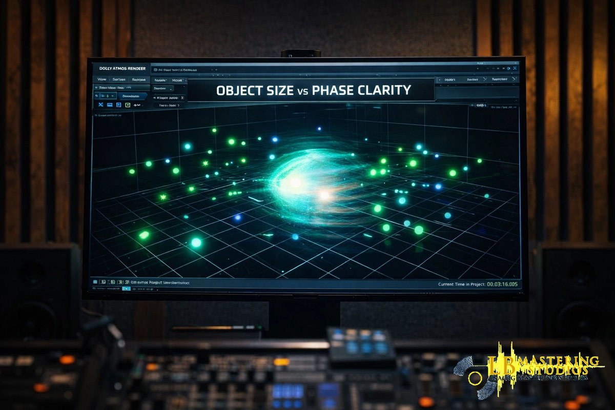 lbmastering1's tweet image. Hot take: Cranking ‘Size’ in Dolby Atmos isn’t making it bigger: it’s making it blurrier. 🔊 Overdoing it smears transients &amp;amp; creates phase issues in binaural fold-downs. Keep your punch! Size is a spice, not the main course. 🧂✨ #DolbyAtmos #MasteringTips #SpatialAudio