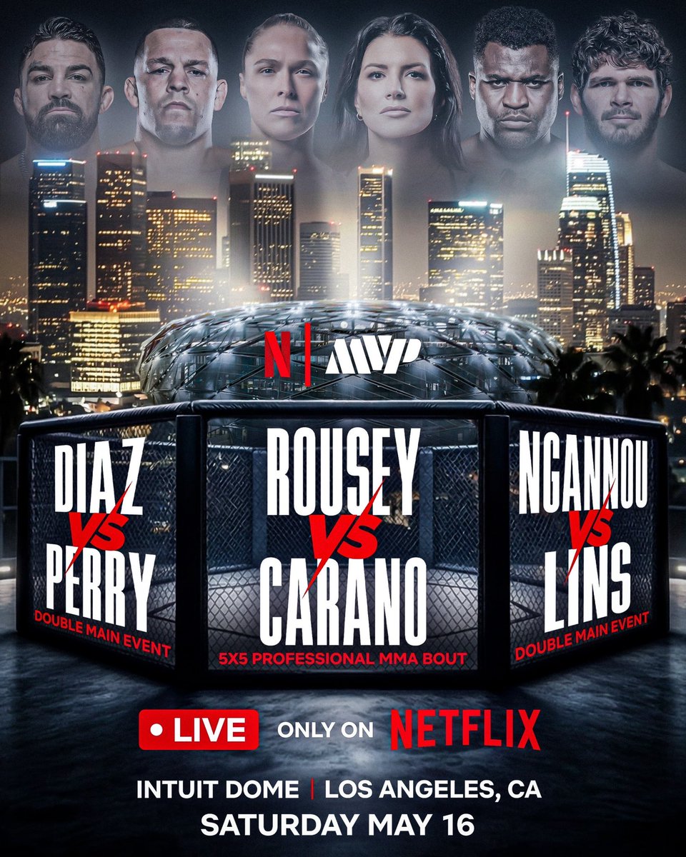MVP MMA card live on Netflix Saturday May 16