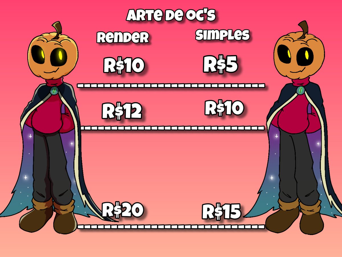 MD_zinho's tweet photo. Comissões abertas
Informações abaixo 
1/2 https://t.co/DlIK8EkoO3