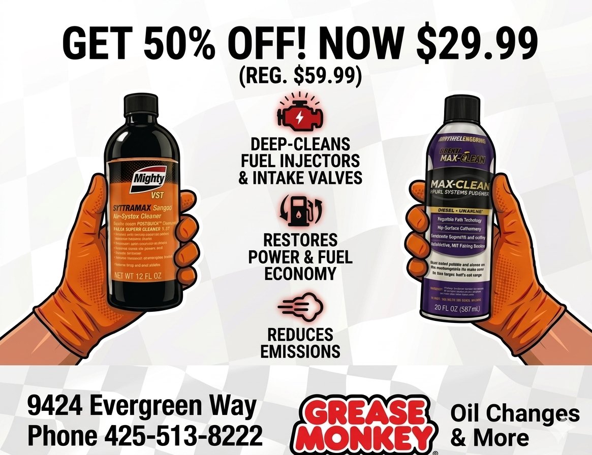 GreaseMonkey942's tweet photo. 📣 50% OFF FUEL SYSTEM CLEANER! 📣
Is your car feeling a bit sluggish after the winter? Restore its original power and performance!
Regularly $59.99, it’s now just $29.99!
#FuelSystemCleaner #SpringSale #TechnicianSpecial #HarnessedPower #Efficiency #MightySyntramax #RoyalPurple https://t.co/WBe3uBcbsh