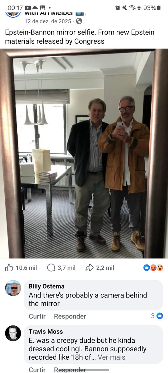 Arquivo Epstein tweet media