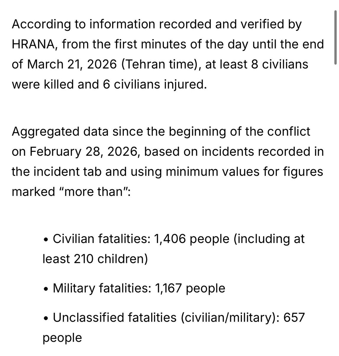 bmansouri's tweet photo. Here’s a snapshot at how many civilians (including children) you’ve killed over the past 3 weeks MFers https://t.co/KBIJ3FLupb