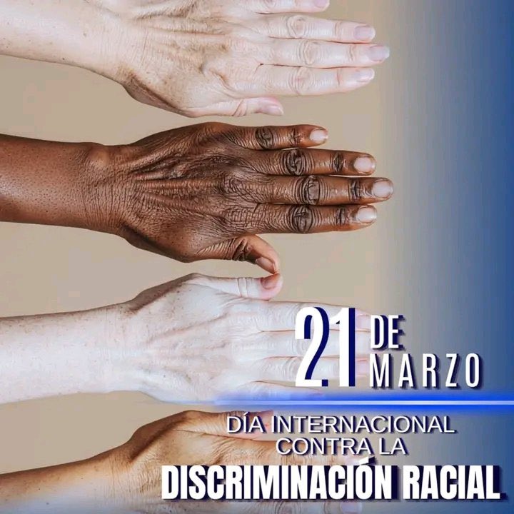 direccion_cuba's tweet photo. 21 de marzo: Día Internacional contra la discriminación racial
En #Cuba el racismo tuvo su fin con el triunfo de la #Revolución
#SantiagoDeCuba 
#SiempreSantiago 
@KeniliaC 
@DelgadoEchez 
@jacky196810 
@barnet13840 https://t.co/N1SKPZHVWV