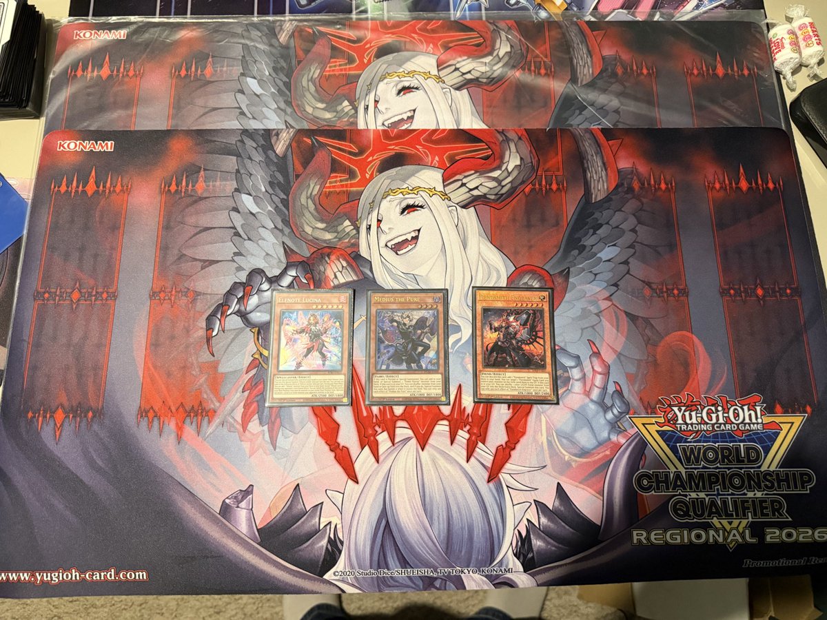 Moody_YGO's tweet photo. Not a bad month of yugioh - 2x 👑
Top 8 in Dublin with VS K9 then switched deck to try out Elfnote 

Finished 2nd in an OTS and also finished top 8 at today’s Waterford Comics regional

Lost to 2 very good players, including the eventual winner and team mate Matthew Brady 👏 https://t.co/brj7qUvoNW
