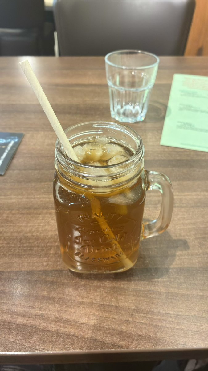 Post_Punk's tweet image. Red iced tea. Shattered 😴 #EidMubarak