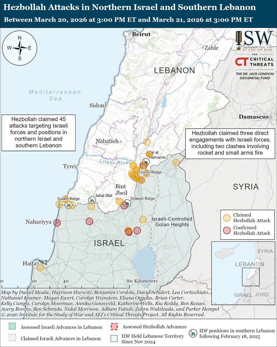 Institute for the Study of War tweet media