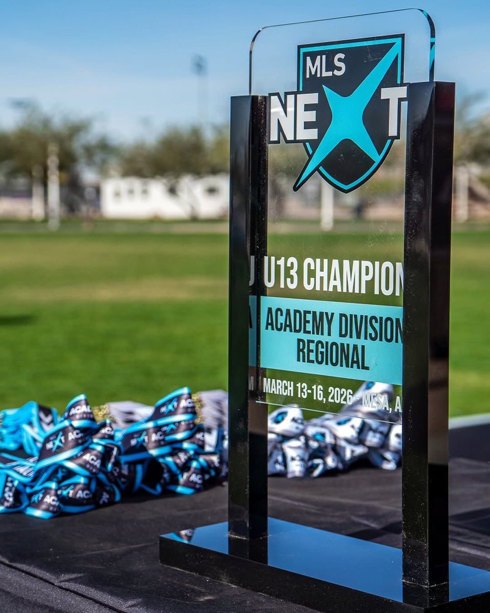 BgameSoccerClub's tweet photo. 🏆 CHAMPIONS! 🏆
Our BSC U13 boys are @MLSNEXT Cup Qualifier Champions in Arizona!

U15 Top 2 ⬆️

U19 Semifinals 🔥

Strong performances across all age groups.

Proud club moment. Back to league play. 💪
#BSC #MLSNEXT #Champions https://t.co/dMlxFPFRsF