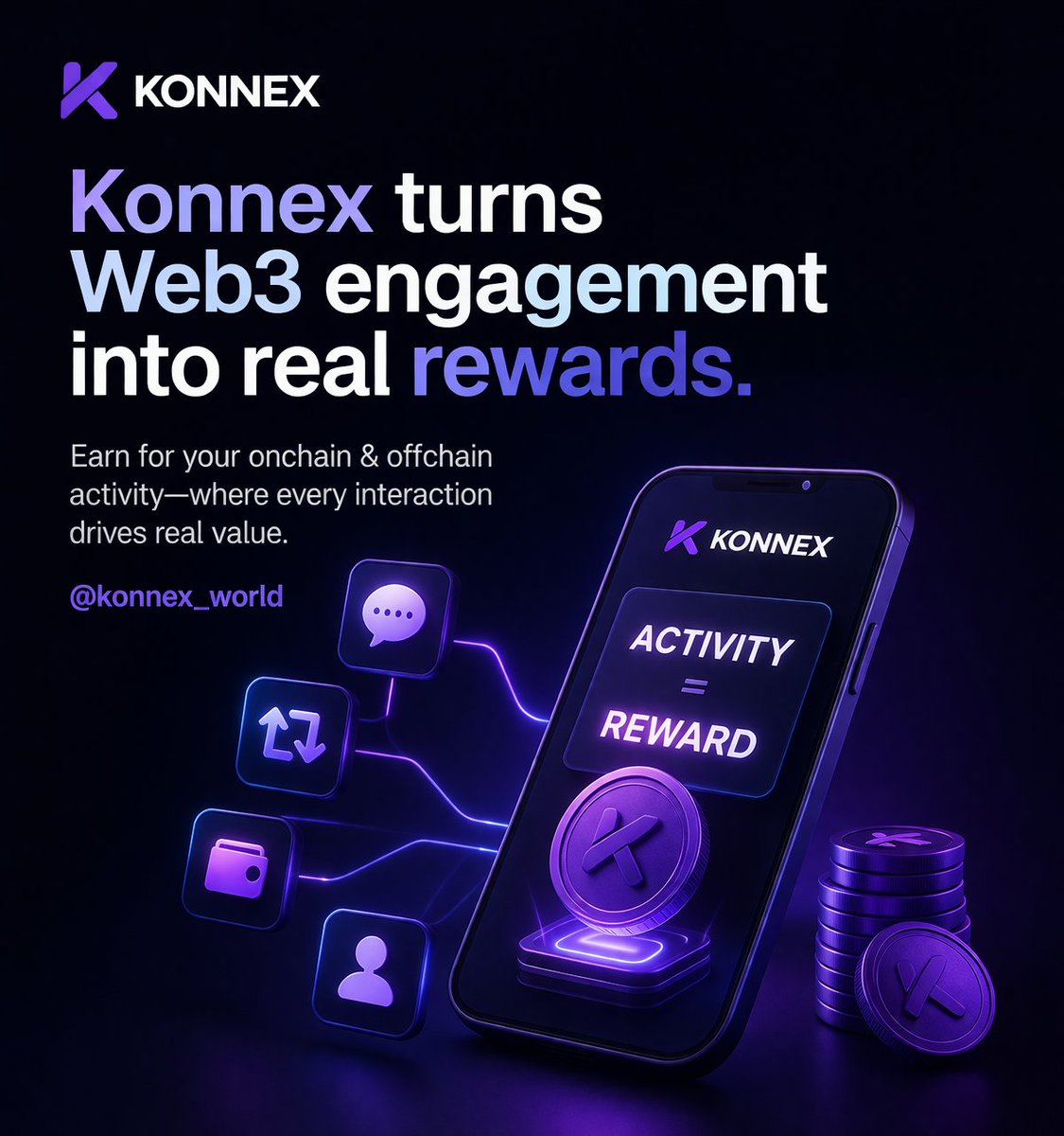 TONPAWSUP's tweet photo. Konnex is transforming Web3 engagement by turning user activity into real rewards. Konnex connects communities with onchain value, making every interaction count. It’s not just participation—it’s a smarter, reward-driven ecosystem.

@konnex_world https://t.co/5Mmf0Z1GkX