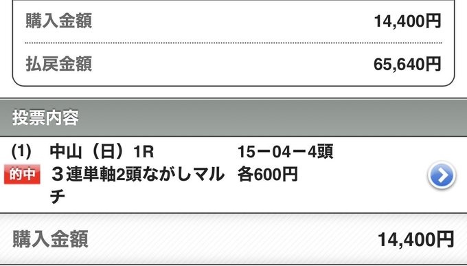 UMASUGIkeiba's tweet photo. 朝からウマスギ！
中山2R予想欲しい人はいいね＋RP👍

🔥勝負レース初戦　万馬券GET🔥
カンノンミッキーの大外枠はとりあえず買わないと

中山1R【S】 
◎カンノンミッキー2着（6.7倍）
〇デスサイズ　　　3着（1.7倍）
△マダックス　　　1着（8.2倍） https://t.co/fqbIGihPac