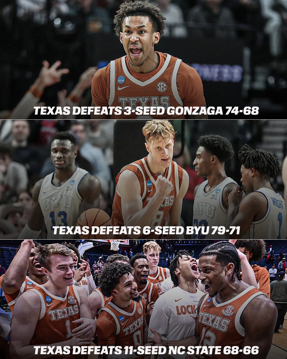 SECNetwork's tweet image. THE TEXAS LONGHORNS ARE HEADED TO THE SWEET 16 🤘