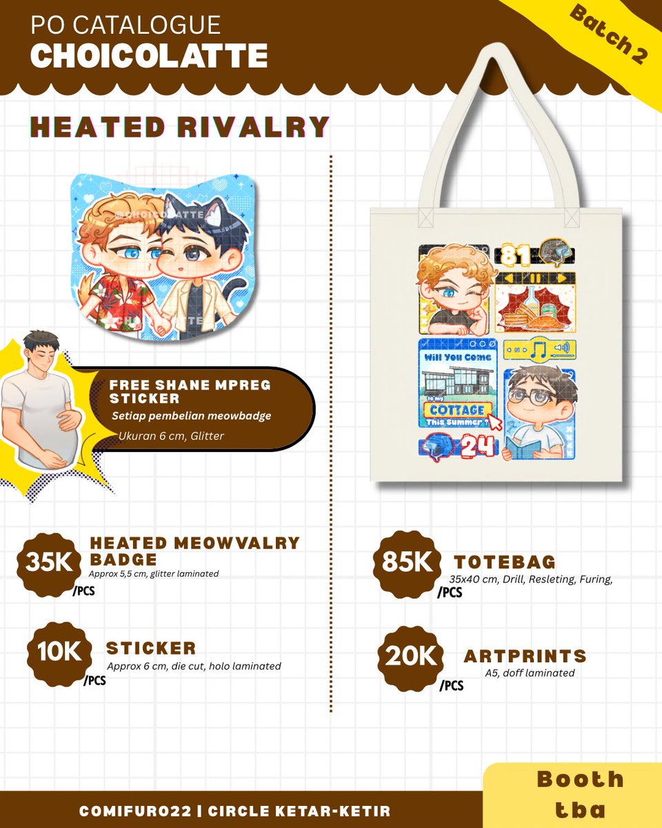 Choicolatte_'s tweet photo. 💙Heated Rivalry (hollanov)

#CF22 #cf22catalogue #Comifuro22 #comifuro22catalogue
(4/6) https://t.co/JtkVlVrIGq