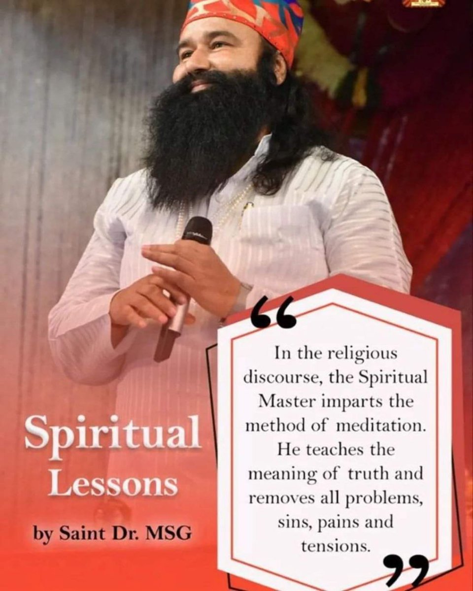 itzbabbu1371's tweet photo. A peaceful day can relax your mind and body, but real happiness comes from spiritual gatherings and serving others. Saint Gurmeet Ram Rahim Ji says it refreshes mood and improves thinking daily. #SpiritualSunday https://t.co/LVGgpw0MVT