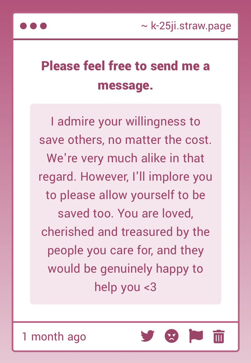 k25_ji's tweet photo. Me... saved...?

I don't... I'm not sure what that would look like.  Um... Thank you. I'll think about this more... https://t.co/GSRd0Qwsgp