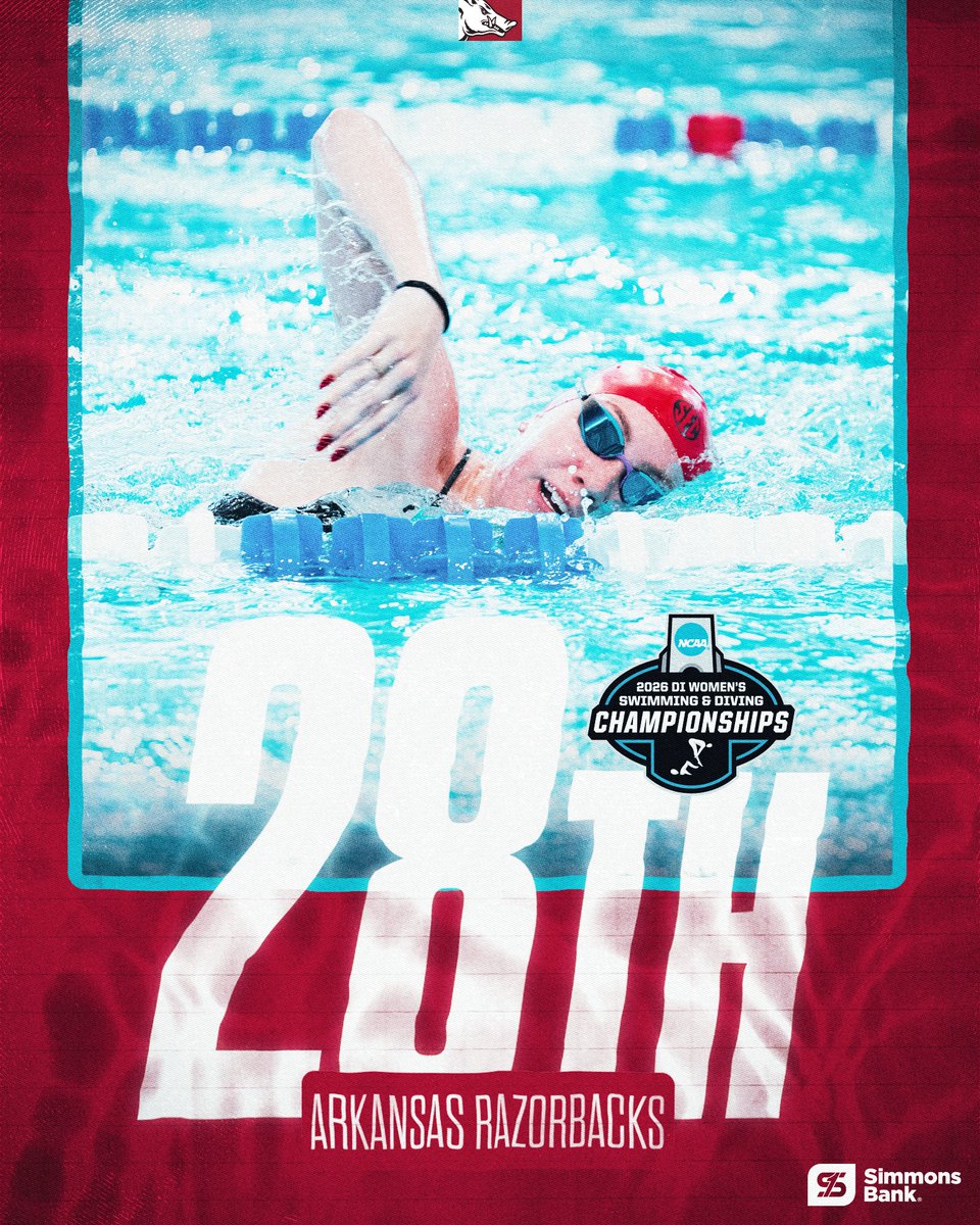 Arkansas Swim & Dive 🐗 tweet media