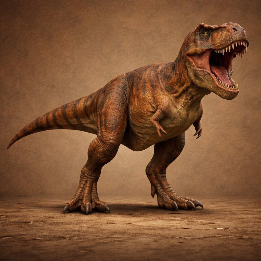 🚨 Los científicos dicen que el T. Rex tardó alrededor de 40 años en alcanzar su tamaño completo.