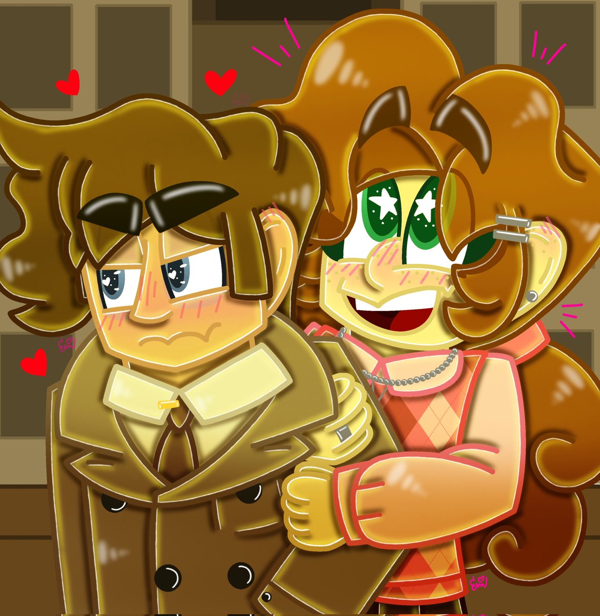 squee_squoo's tweet image. The grumpy gus and the little ball of energy! One of my favorite relationship dynamics, honestly, and these two represent it perfectly!

#yumeship #yume #selfinsert #selfinsertoc #oc #ocs #ocart #themaltesefalcon #wilmercook