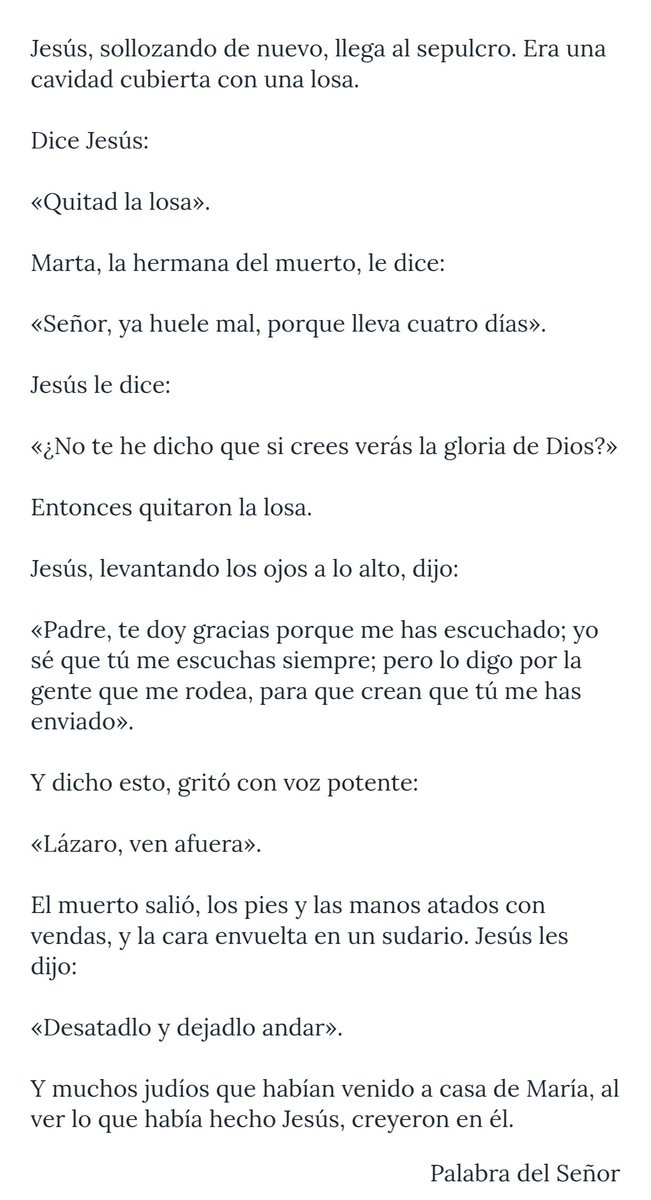 VirgenButarque's tweet photo. #EVANGELIODELDÍA 📖 |

➕ ¡Feliz V Domingo de Cuaresma, el domingo de Lázaro hermanos!

🧇 Os recordamos, que está tarde se celebrará el VI Concurso de La Torrija de Oro de Leganés.

#EstrelladelaMañana⭐
#SantaCuaresma➕ https://t.co/IUcUSarUCl