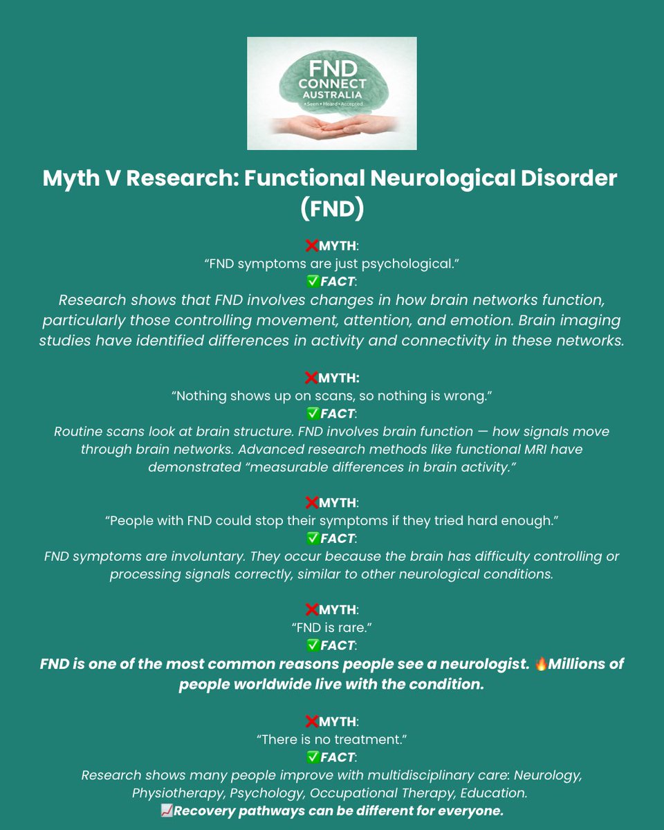FndConnectAU's tweet image. #functionalneurologicaldisorder #fndaware #seenheardaccepted