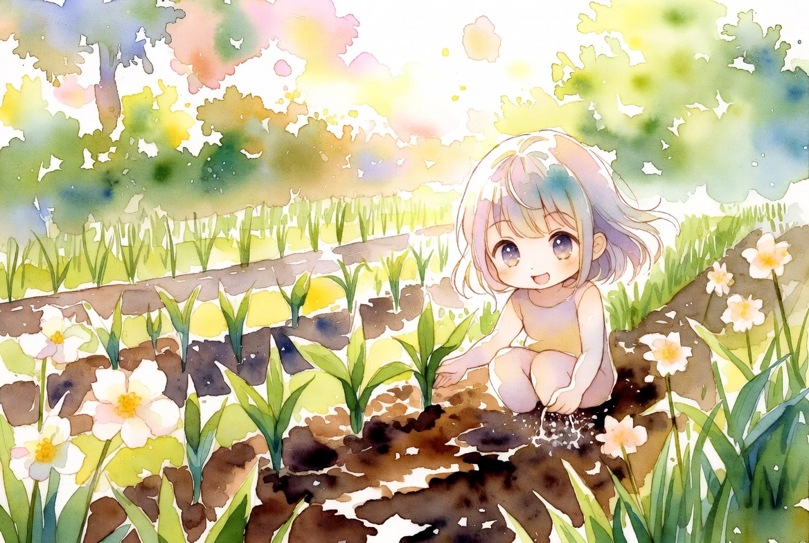 asmcx's tweet photo. 清明に耳を澄ます密やかな対話🌱

手のひらでふかふか🌿
土の匂いが朝日にゆらめく☀️

乾きにそっと水を💧
ぎゅっと締まる感触に目を凝らす

風が通る畝をそっと整える🍃
小さな土の声がひそひそ響く🎵

耕す手が記録する日々のリズム✨
季節と寄り添う優しい畑時間🌸

#家庭菜園 #土づくり #清明の畑 https://t.co/RHbxwnrchy