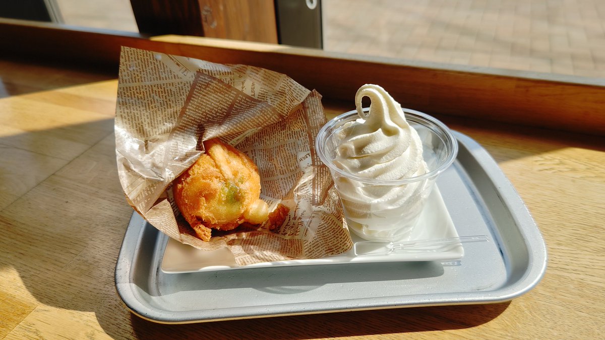 道の駅角田で休憩中、リホセットを食べていたらBGMが冬のリヴィエラ〜快盗ルビイ〜うれしい予感〜Tシャツに口紅〜一千一秒物語とナイアガラのオンパレード。大歓迎されているみたいでとてもうれしいです。