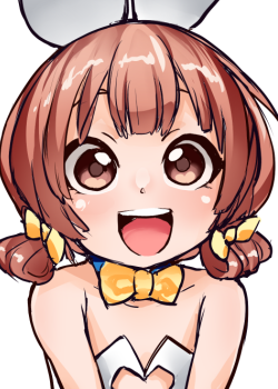 ラフを加筆して色を置きました。 色ラフはフォローすることで見ることができます。 