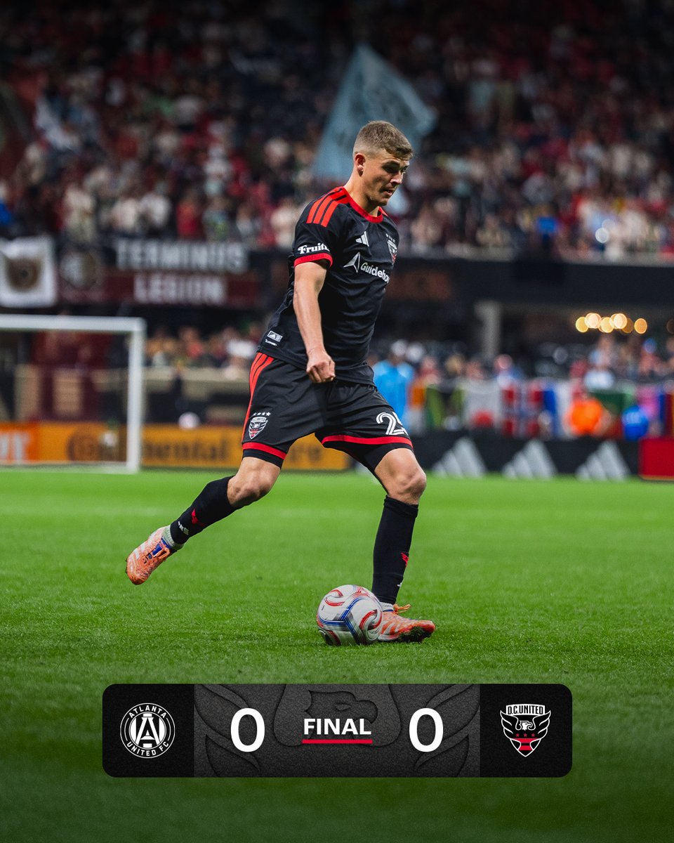 dcunited's tweet photo. Sharing the points in Atlanta. https://t.co/zmECrRYgda