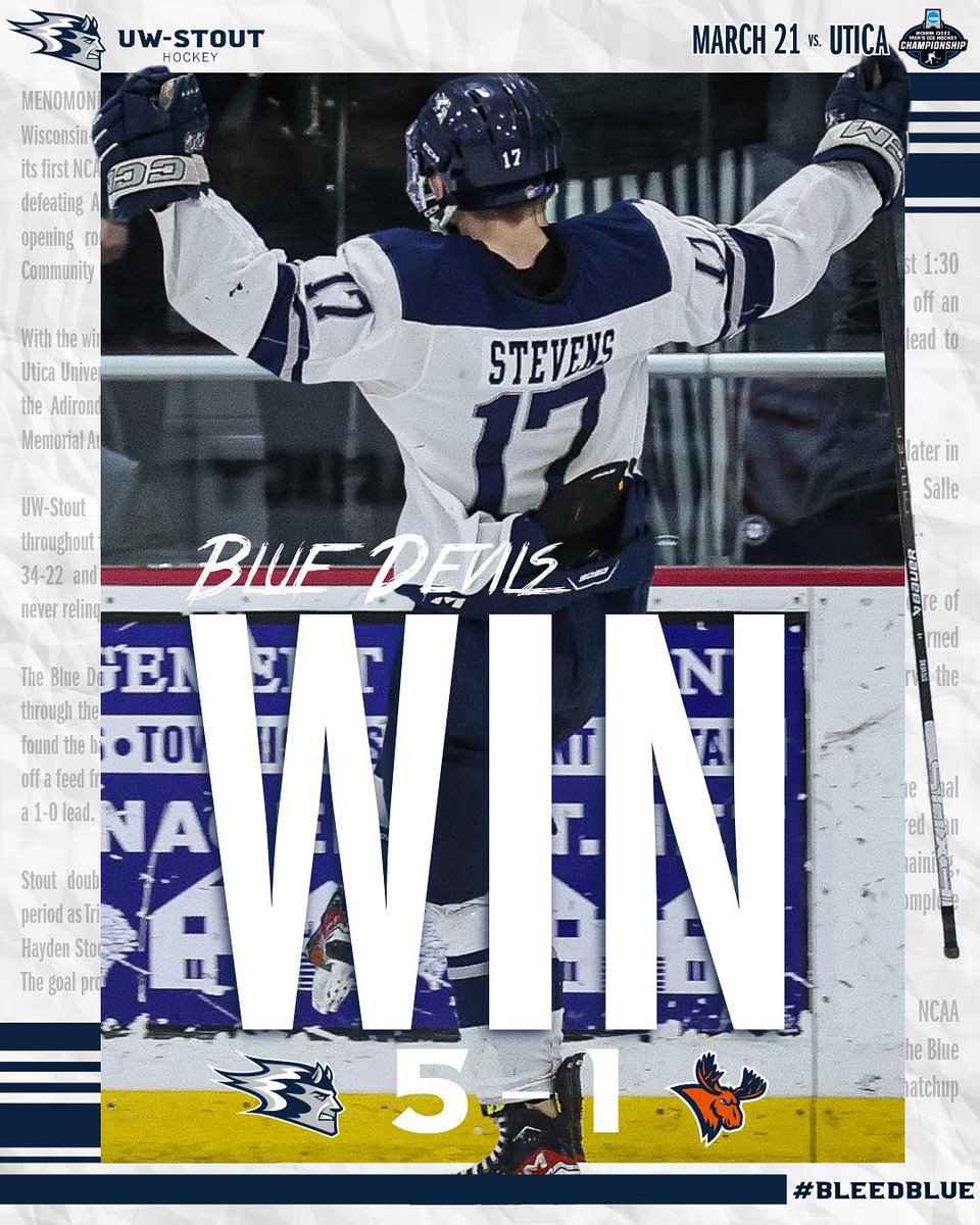 UW-Stout Hockey tweet media