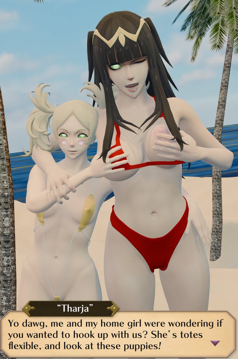 GoonGoonGoonson's tweet photo. A Couple of Baddies

#SpookyIsland #Possession #Lissa #Tharja https://t.co/S43LGF2itC