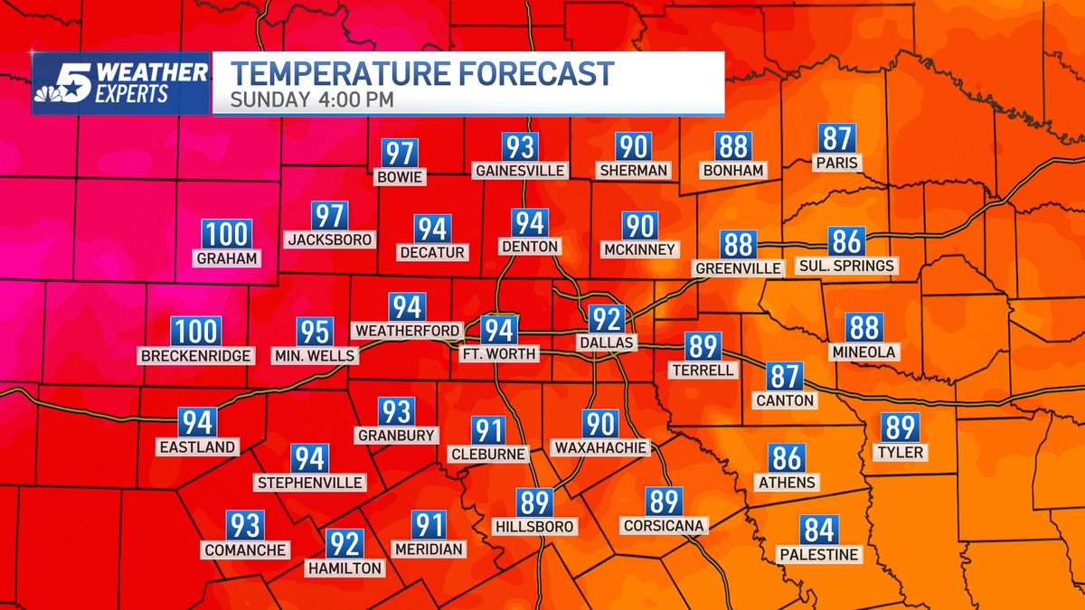 NBCDFW Weather tweet media