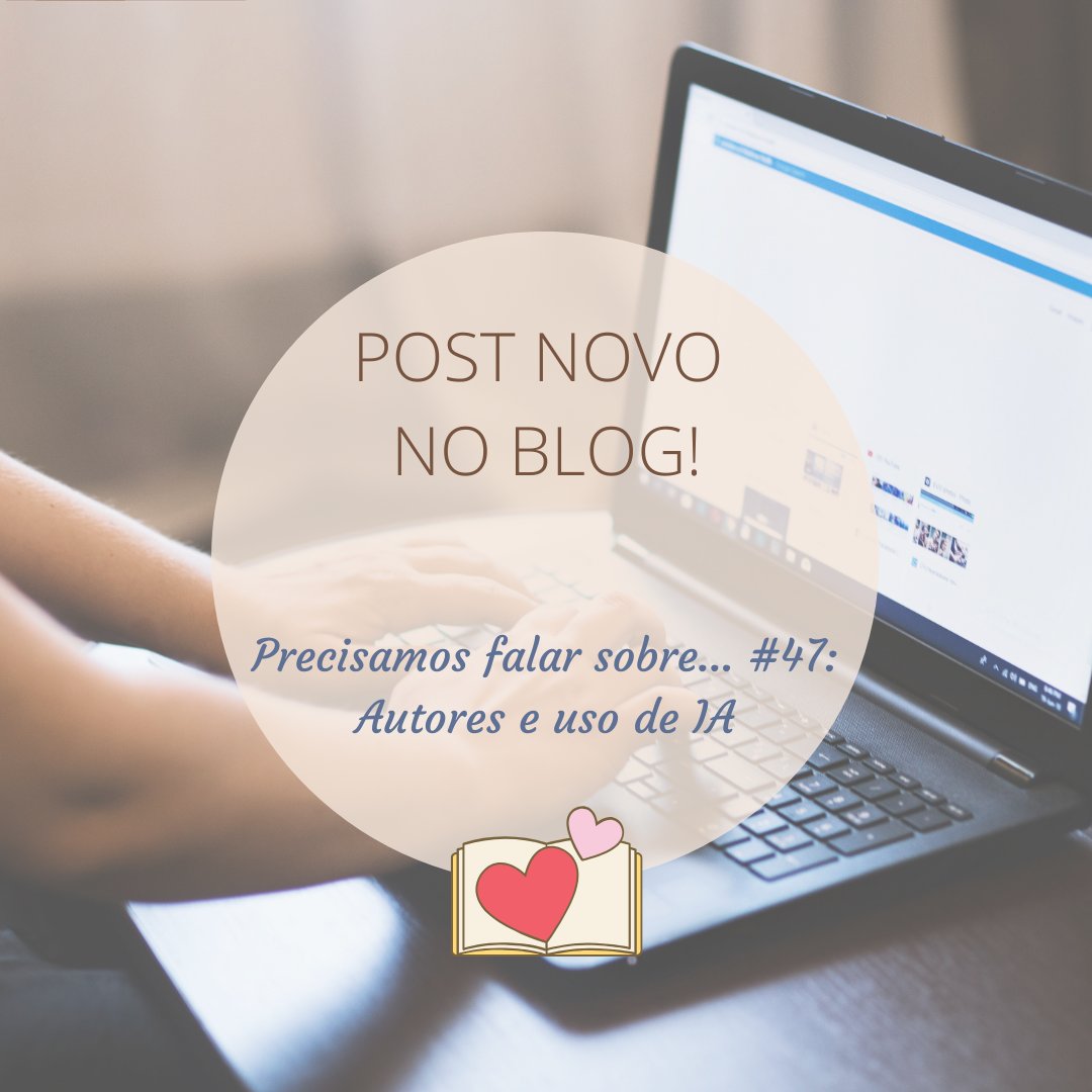 AneShizen's tweet image. A postagem de hoje é mais um "Precisamos Falar Sobre..." comentando um pouco sobre os autores e o uso de IA. Confiram!
bit.ly/47iaEuB

#precisamos #falar #sobre #ia #autores #livros #books
