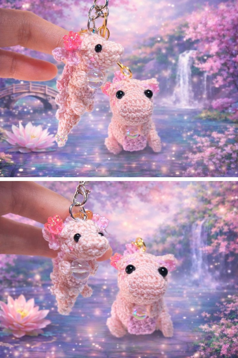 hiron_handmade's tweet photo. (*´σｰ｀)ｴﾍﾍ〜♥✨

試しに❰花龍ｼｬﾝ❱で❰ミニミニ龍神ｼｬﾝのめじるしアクセサリー❱を作ってみたら可愛すぎた(*´艸｀*)♥✨ https://t.co/9NmC9gvON8